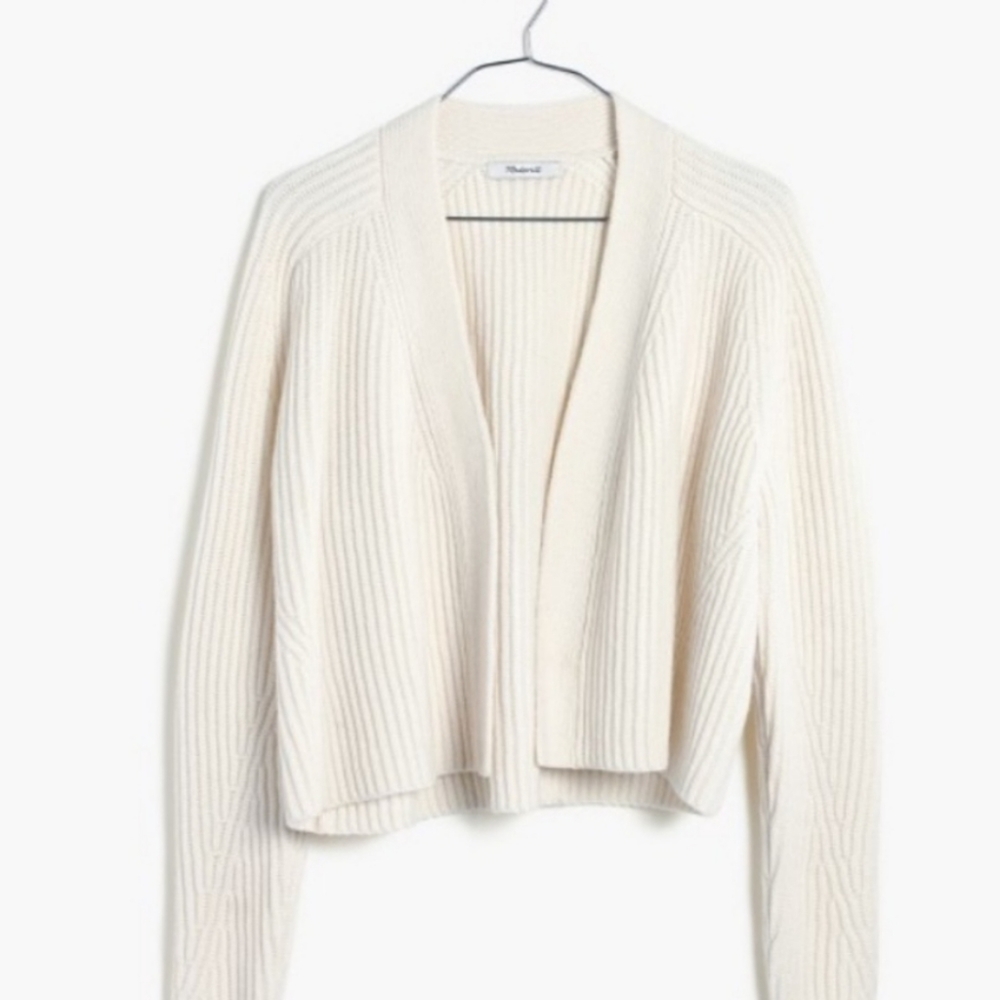 Madewell Wool Cropped Cardigan